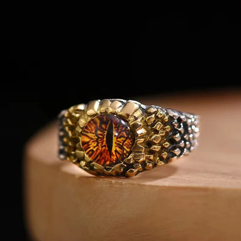 Street Fashion Rings - Tajski srebrny 925 pierścionki męskie Vintage