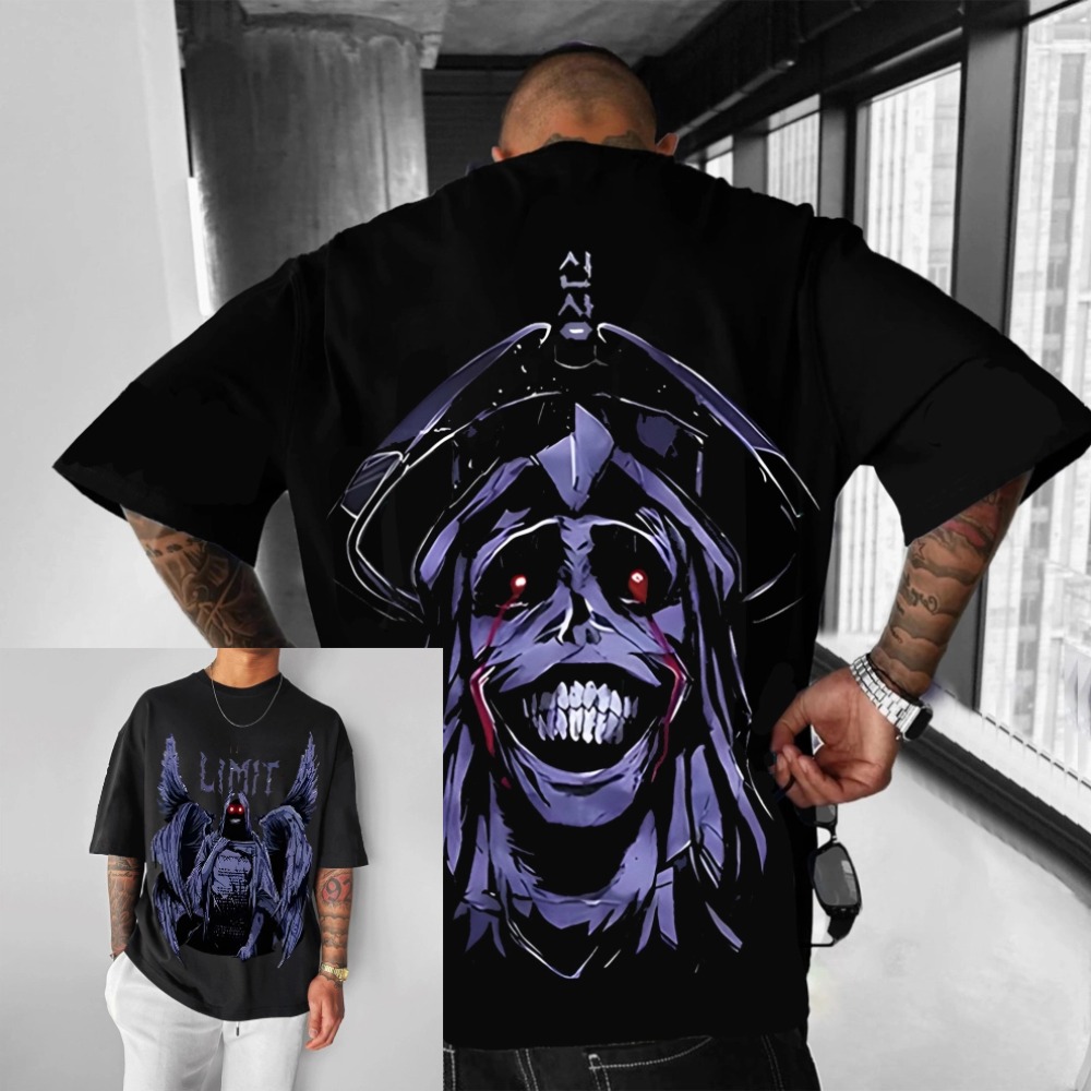 Street Fashion Hats - Anime Solo Leveling Arise Nadruk Oversize'owe