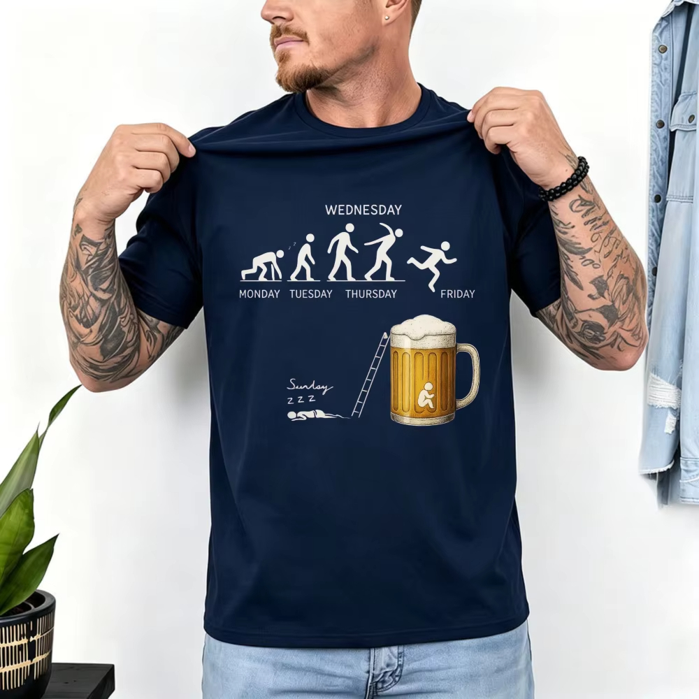 Street Fashion Evolution - Week Evolution Jump Beer Mug Cartoon