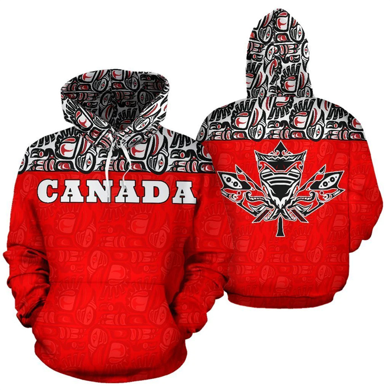 Street Fashion Canada - Flaga kanady zawsze we mnie bluza