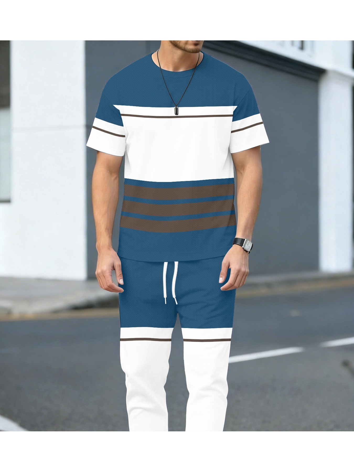 Street Fashion Style - Letni zestaw męski 2026 w nowym