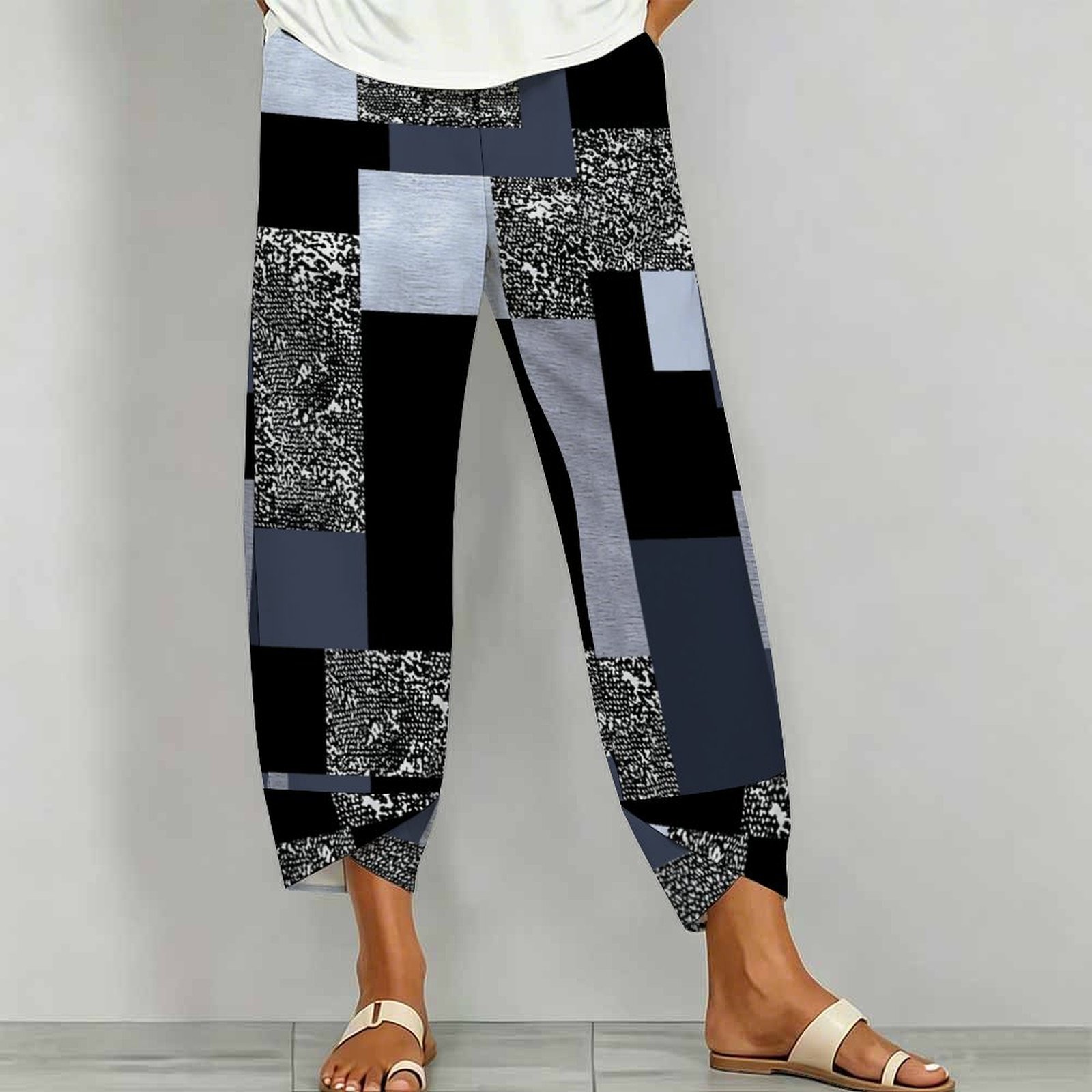 Fashion Street Yoga - Eleganckie spodnie sportowe, spodnie w stylu