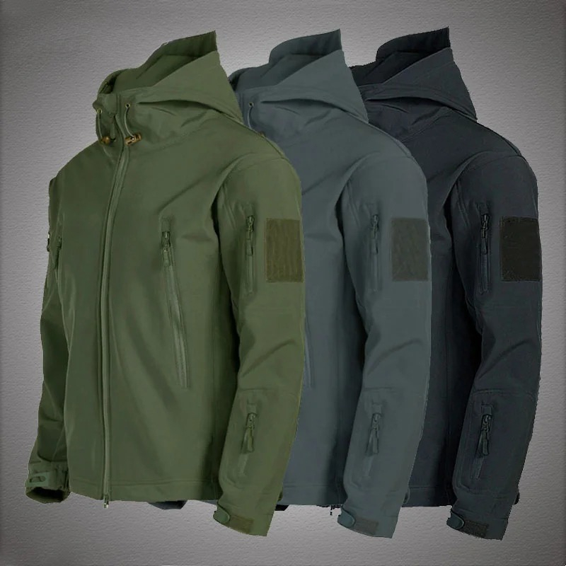 Windbreak Shell Jacket - Męska taktyczna kurtka wiatroodporna i wodoodporna,