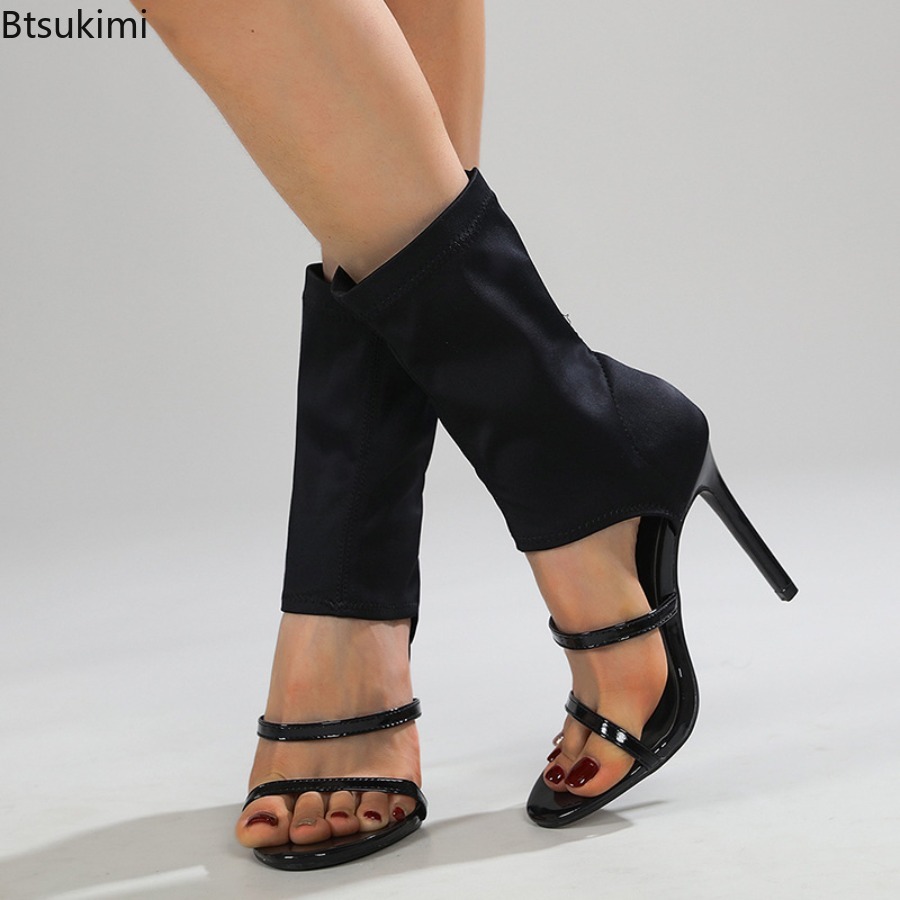 Seksowne elastyczne botki na w – Street Fashion Outfit recenzja i cena