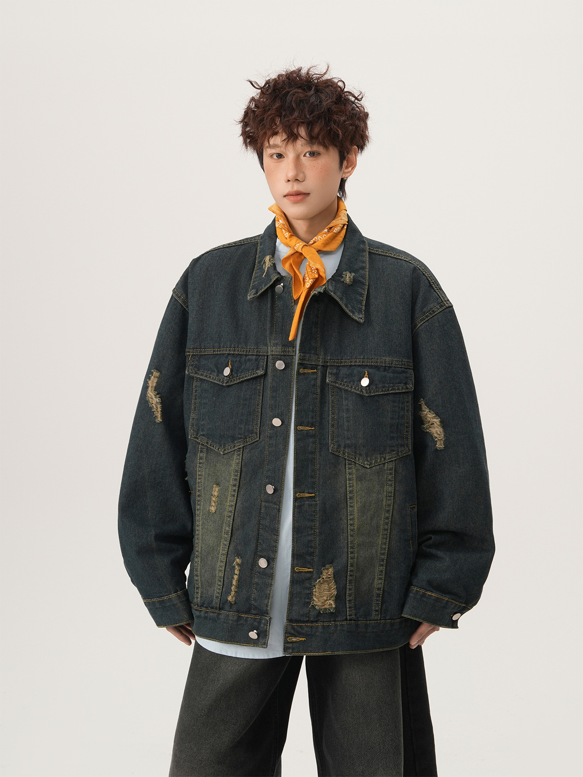 Amerykańska kurtka jeansowa w  – Street Fashion Denim recenzja i cena
