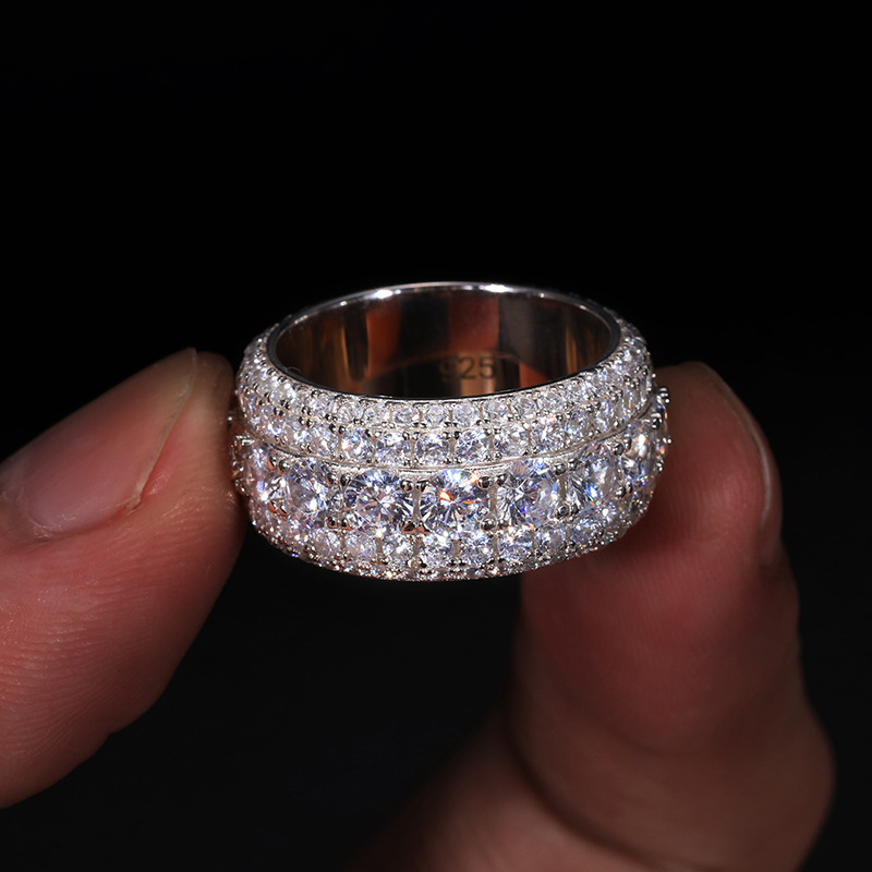 Pierścionek z moissanitem, wyk – Street Fashion Rings recenzja i cena