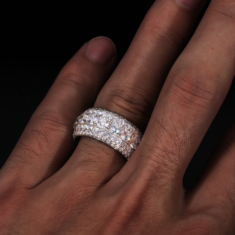 Pierścionek z moissanitem, wyk – Street Fashion Rings recenzja i cena