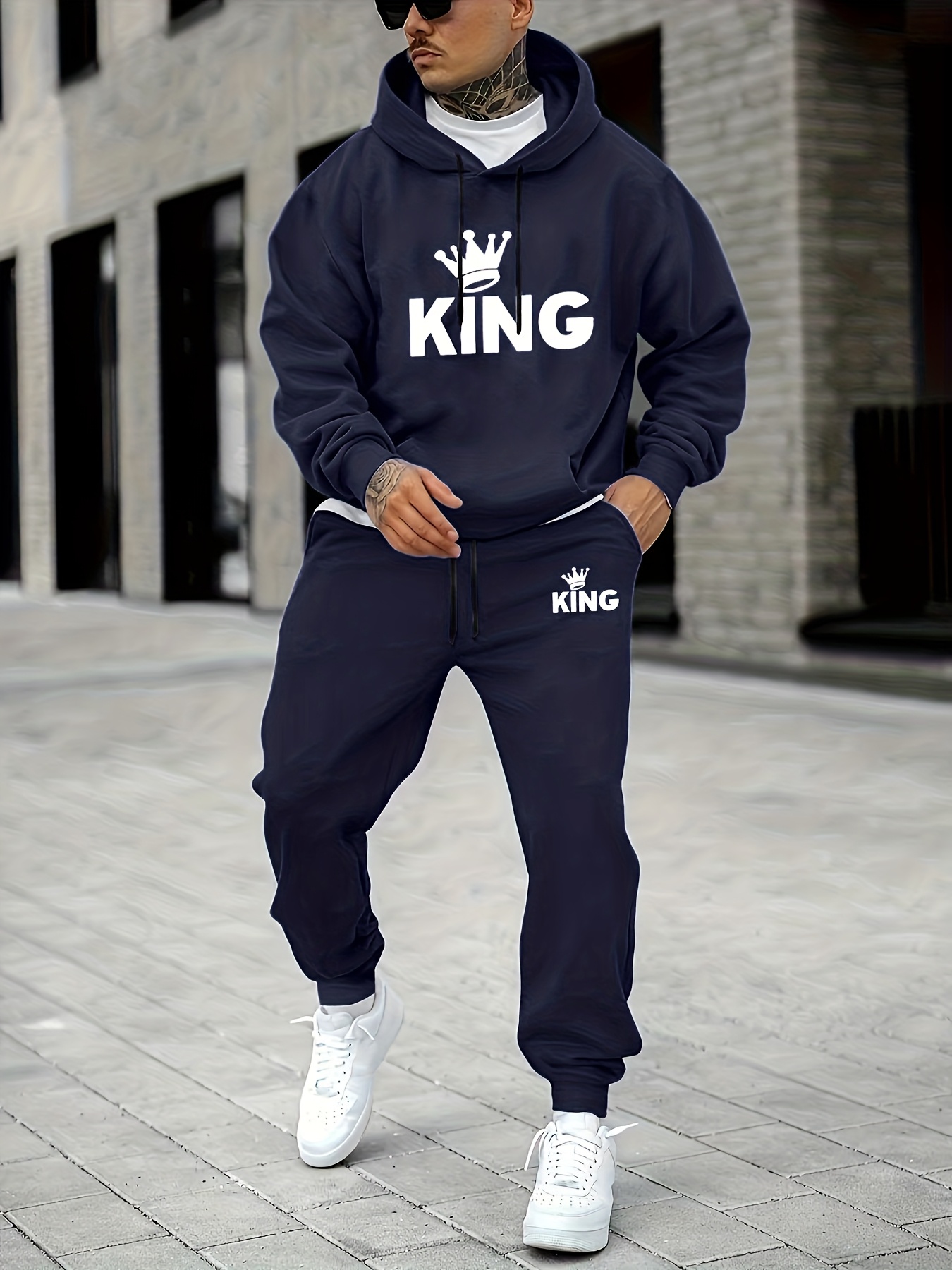 Męski dwuczęściowy dres z nadr – Street Fashion Outfit recenzja i cena