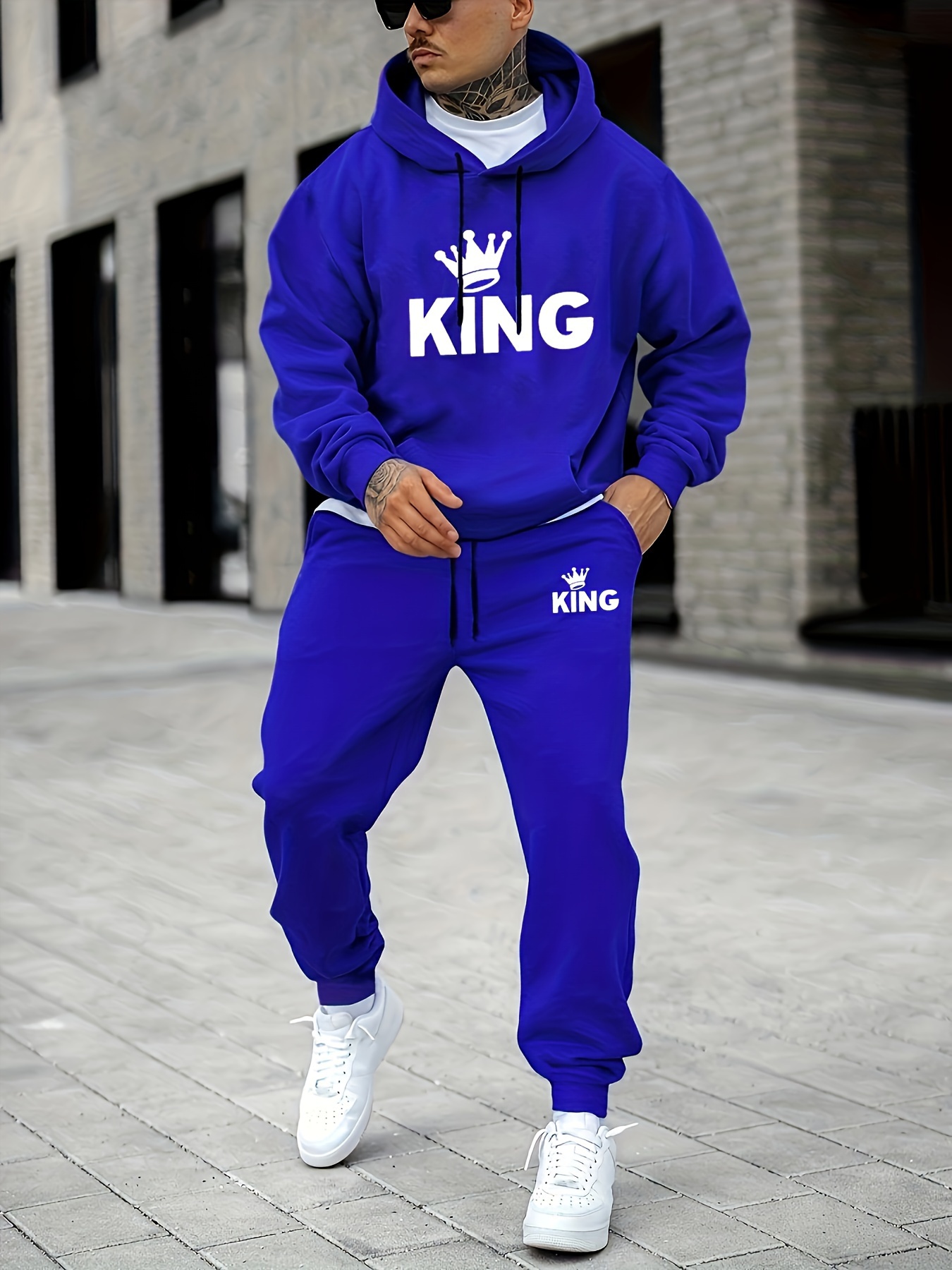 Męski dwuczęściowy dres z nadr – Street Fashion Outfit recenzja i cena
