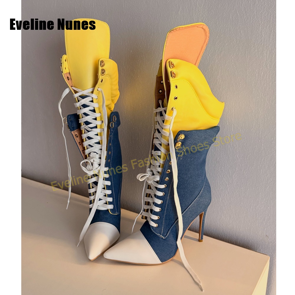 Damskie buty dżinsowe w stylu  – Street Fashion Denim recenzja i cena