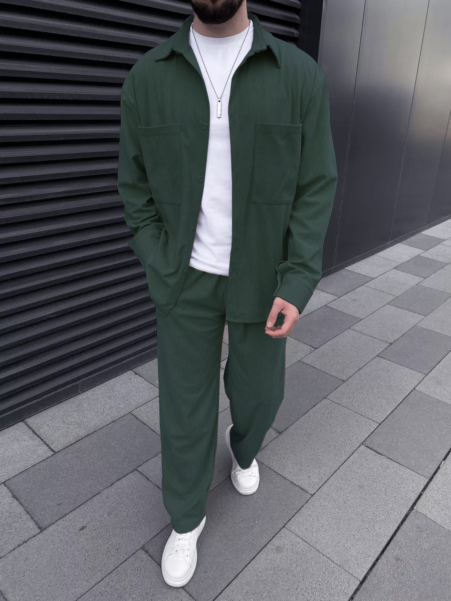 Męski dwuczęściowy zestaw z tk – Street Fashion Style recenzja i cena