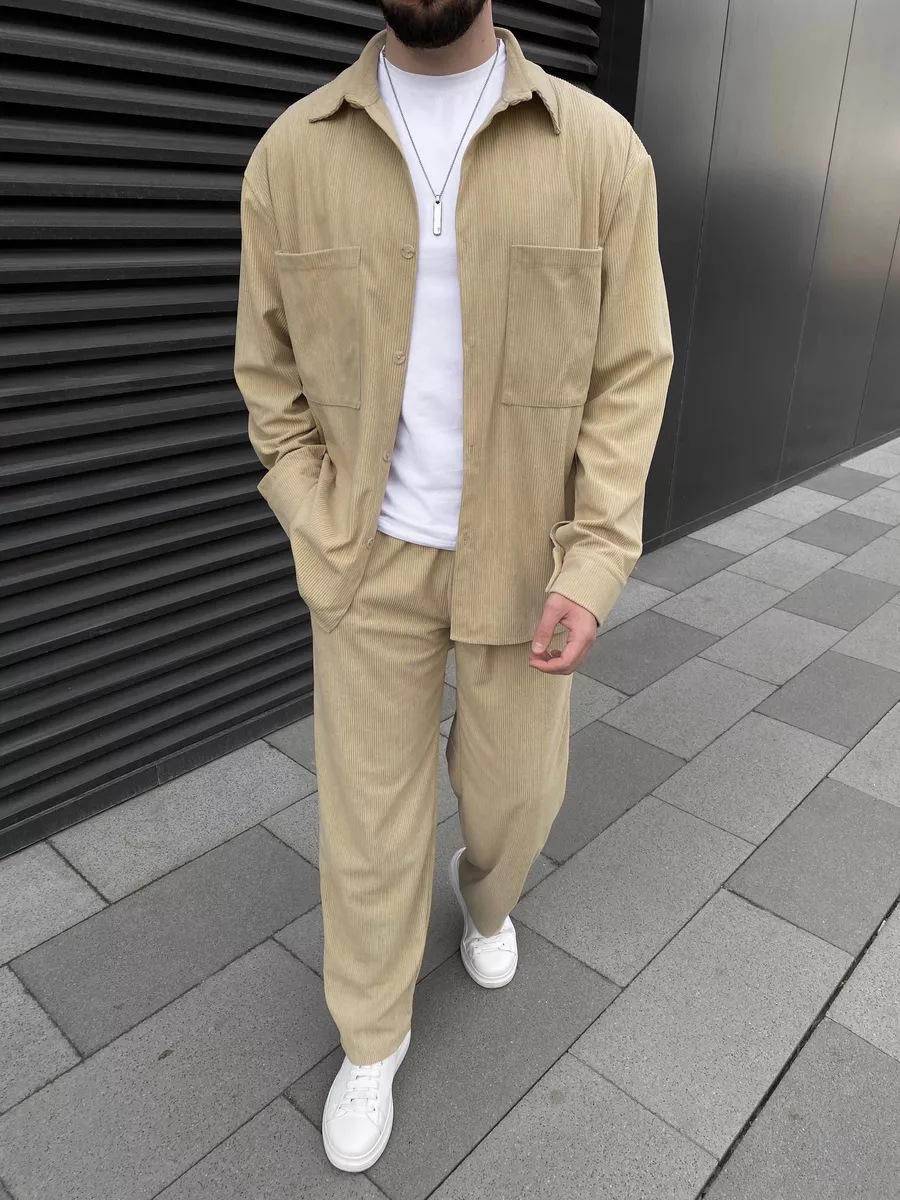 Męski dwuczęściowy zestaw z tk – Street Fashion Style recenzja i cena