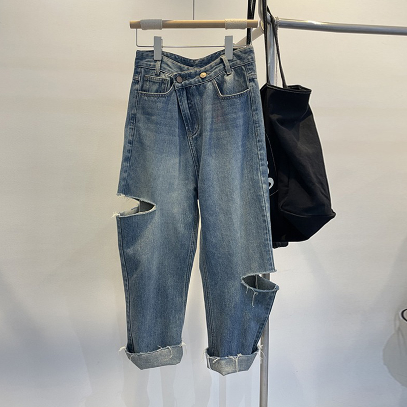Letnie damskie podarte jeansy  – Street Fashion Jeans recenzja i cena