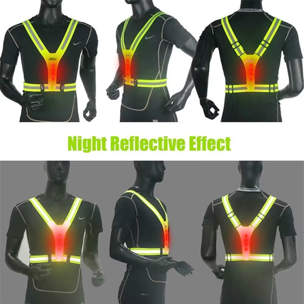 Kamizelka LED do biegania, odb – Reflective Jacket Running recenzja i cena