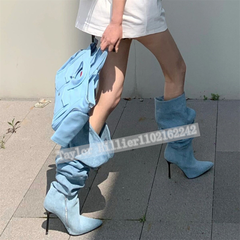 Wiosenne Niebieskie Jeansowe P – Street Fashion Denim recenzja i cena