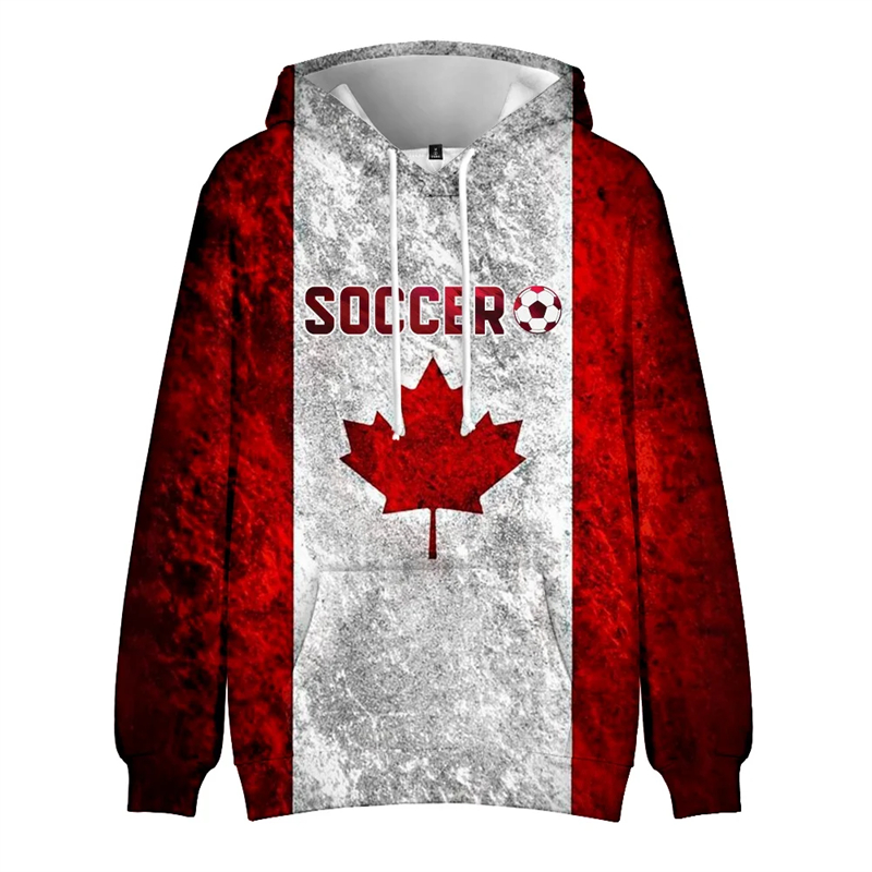 Canada Hoodie Maple Leaf 3d Pr – Street Fashion Canada recenzja i cena