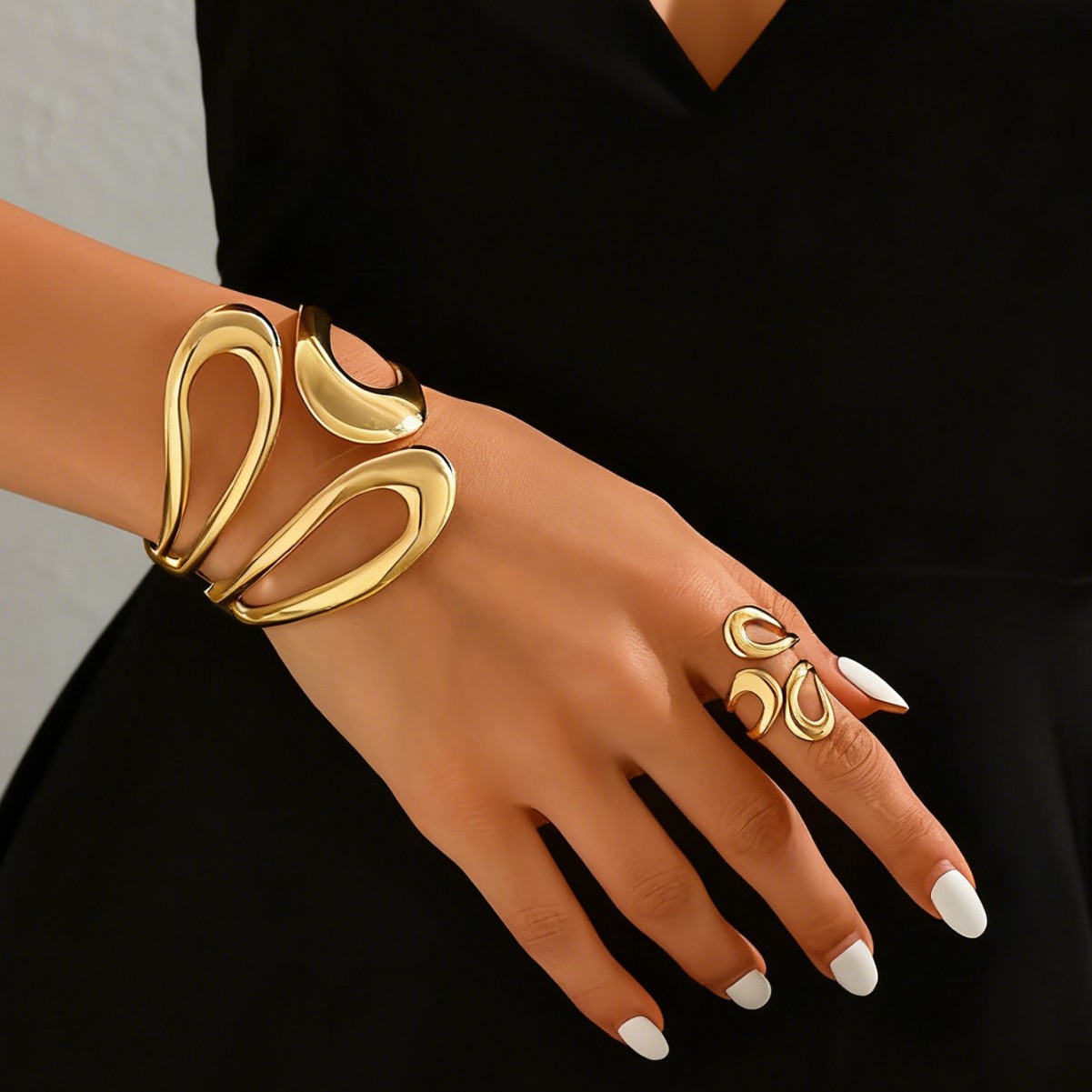 1 zestaw modnych, ekstrawaganc – Street Fashion Rings recenzja i cena