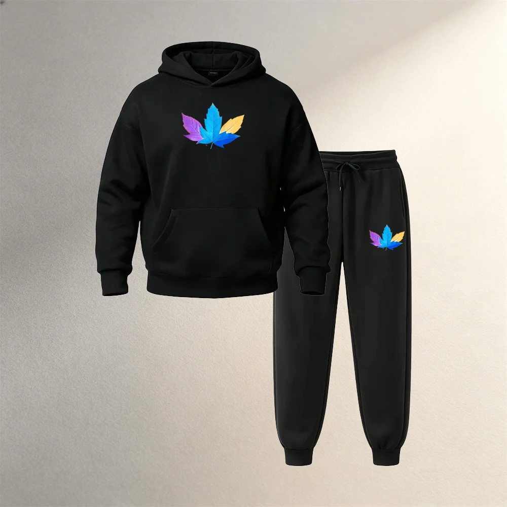Męskie zestawy bluz z kapturem – Street Fashion Outfit recenzja i cena